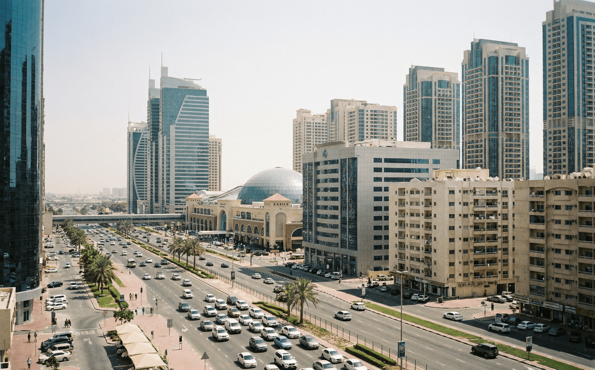 نمای منطقه البرشا دبی