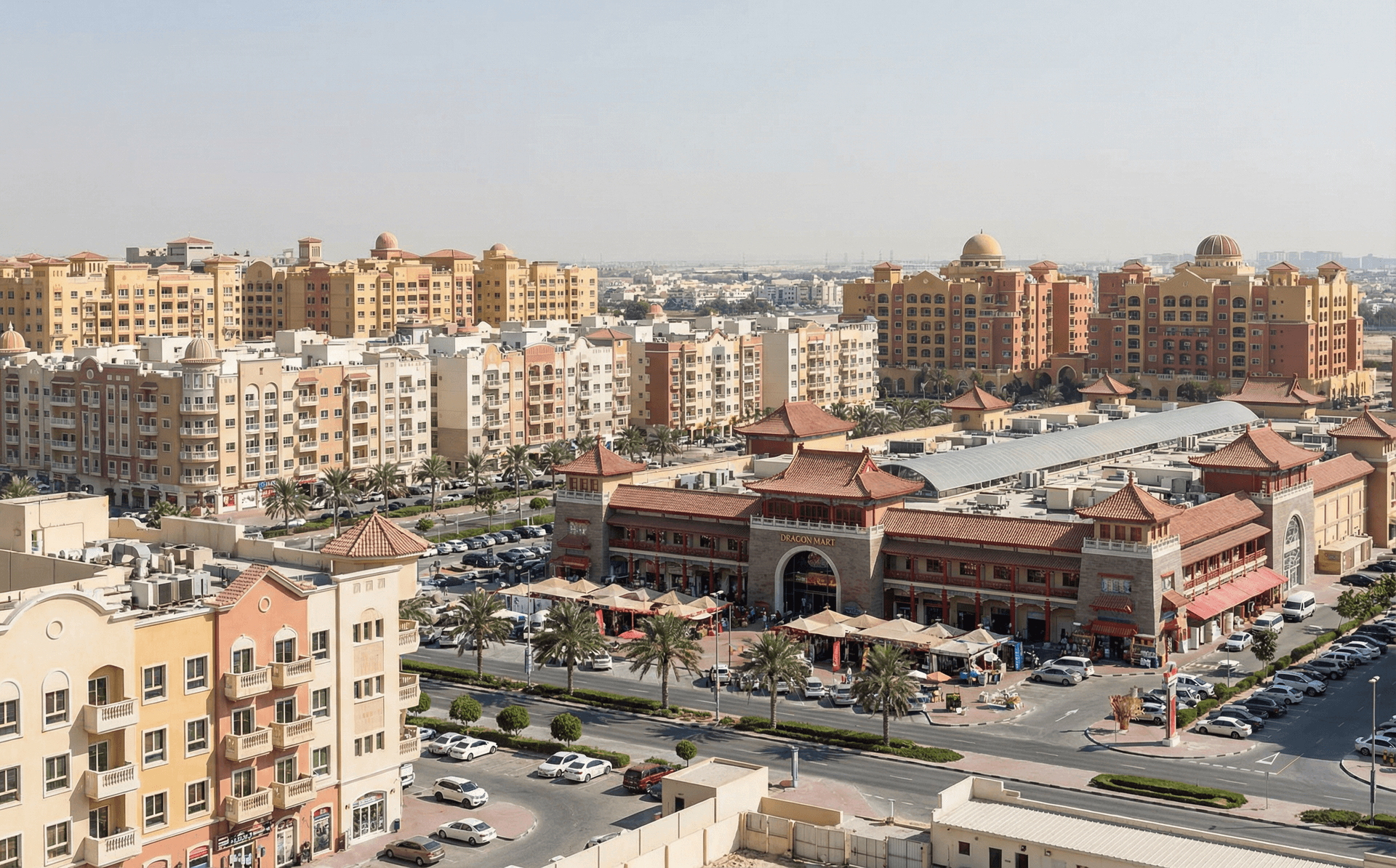 نمای اینترنشنال سیتی و کلاسترهای موضوعی