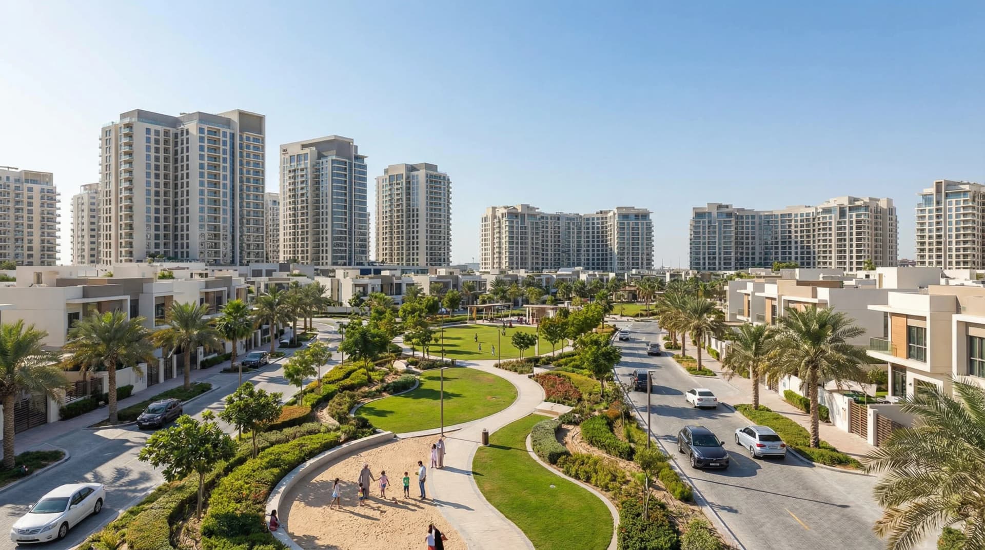 نمای جمیرا ویلج سرکل دبی