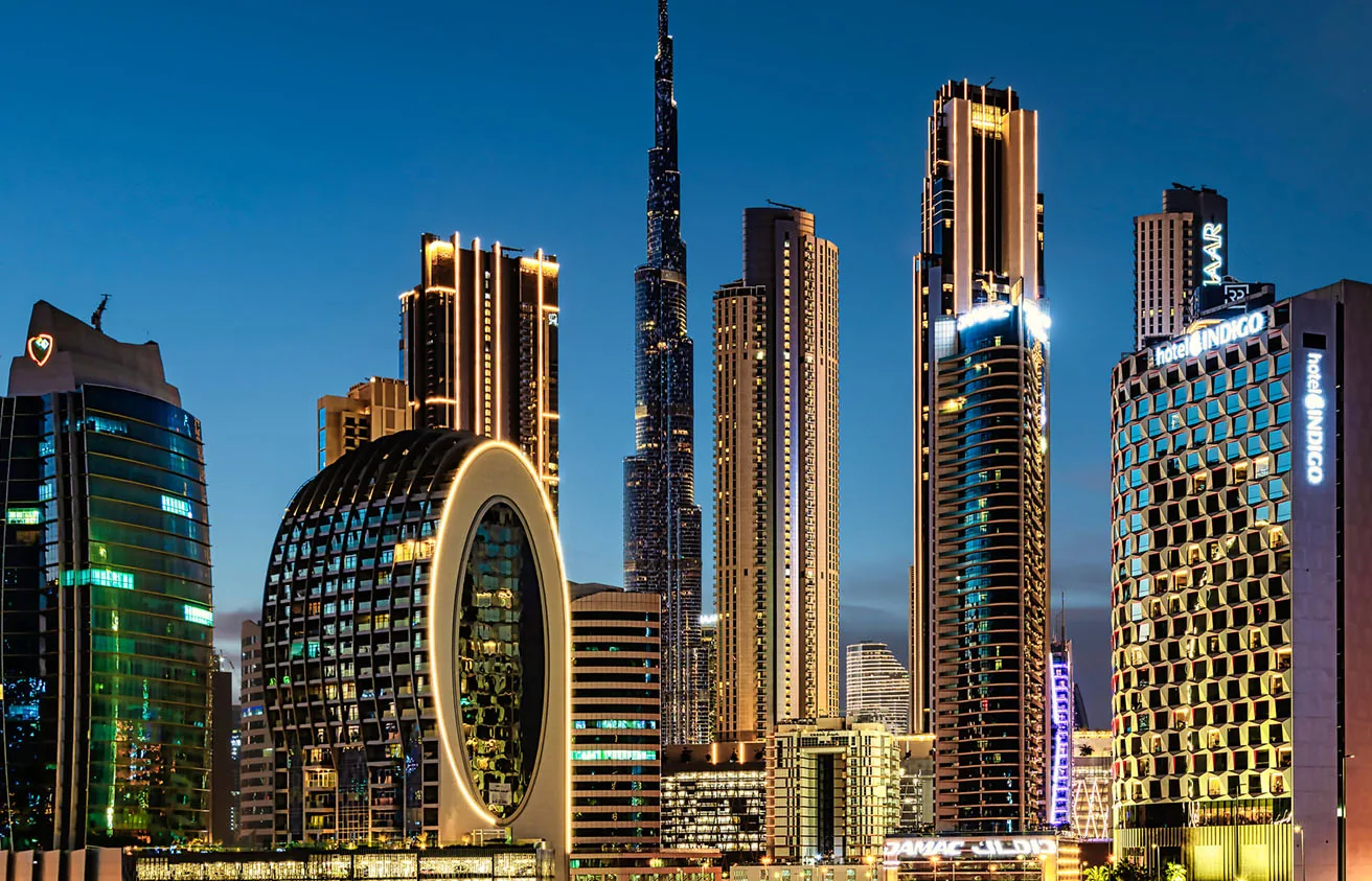 نمای منطقه بیزنس بی دبی